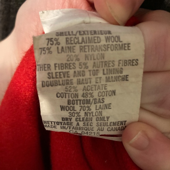 London Fog Oversized Wool Coat - Picture 4 of 4